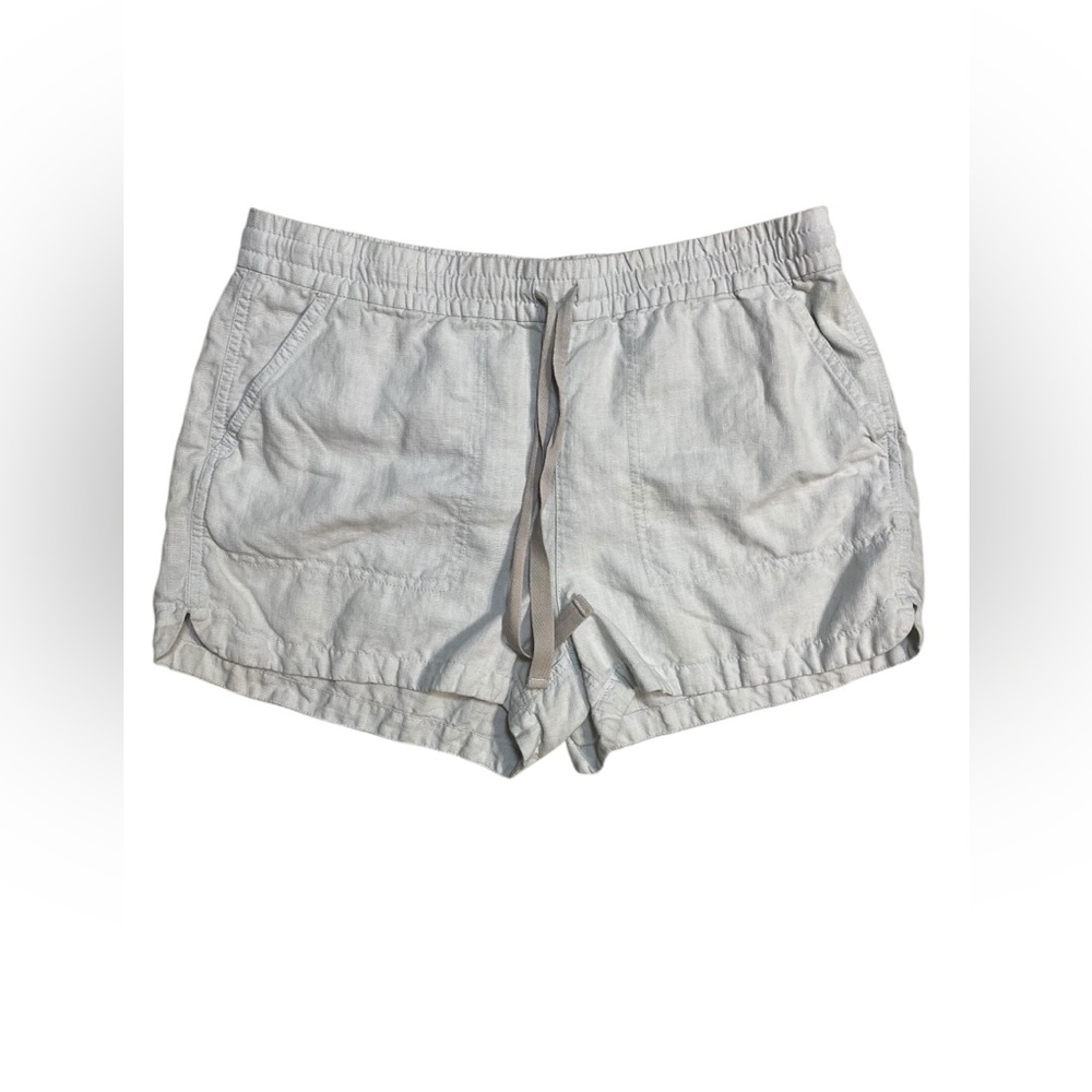 J Crew | Medium Off-White‎ Seaside Linen Lyocell Blend Shorts
